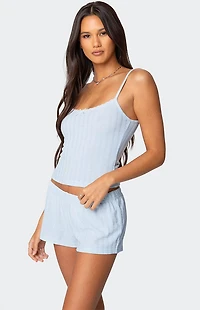 Edikted Irene Pointelle Tank Top