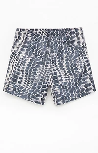 Pacsun Winter Snake Eco 4.5" Swim Trunks