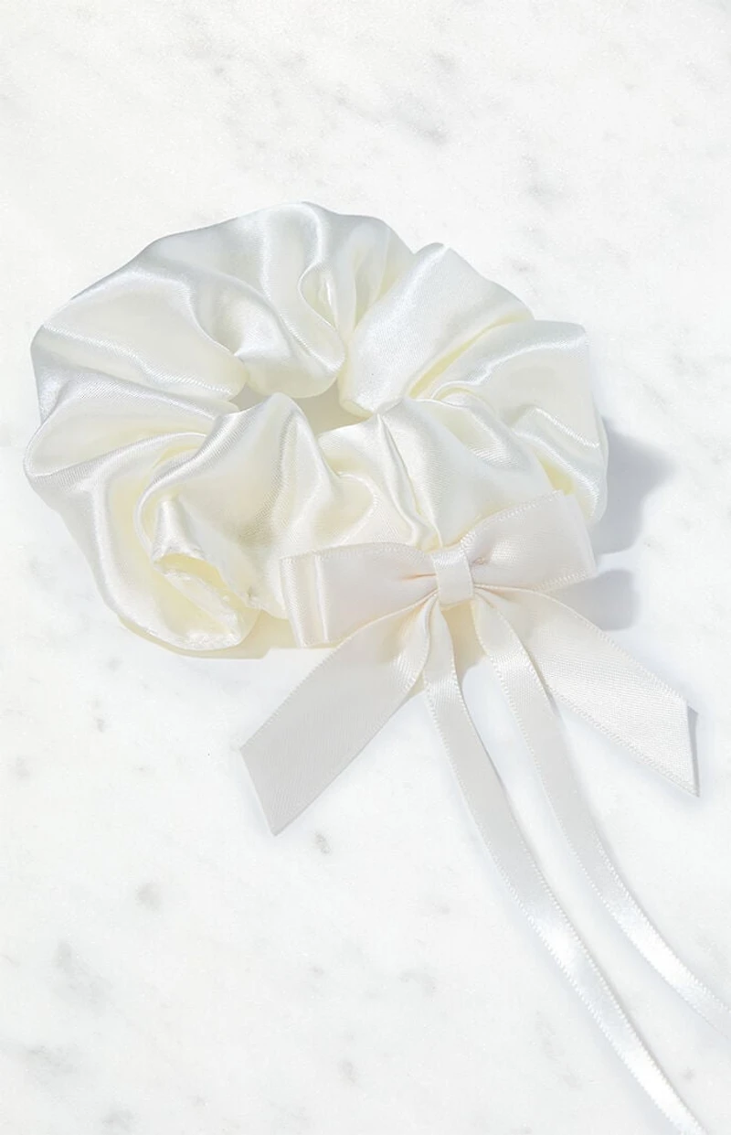 Pacsun Satin Bow Hair Scrunchie