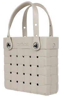 Crocs Beige Small Woven Crocssbody Tote Bag