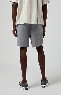 Pacsun Gray Floral Russel Volley Shorts