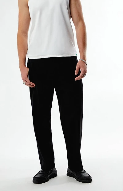 FIELD OF STUDY by Pacsun Black Straight Trousers