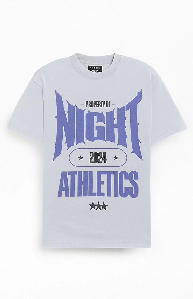 Nightlab Heather Grey Gym T-Shirt