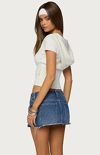 Edikted Noelani Hooded Knit Top