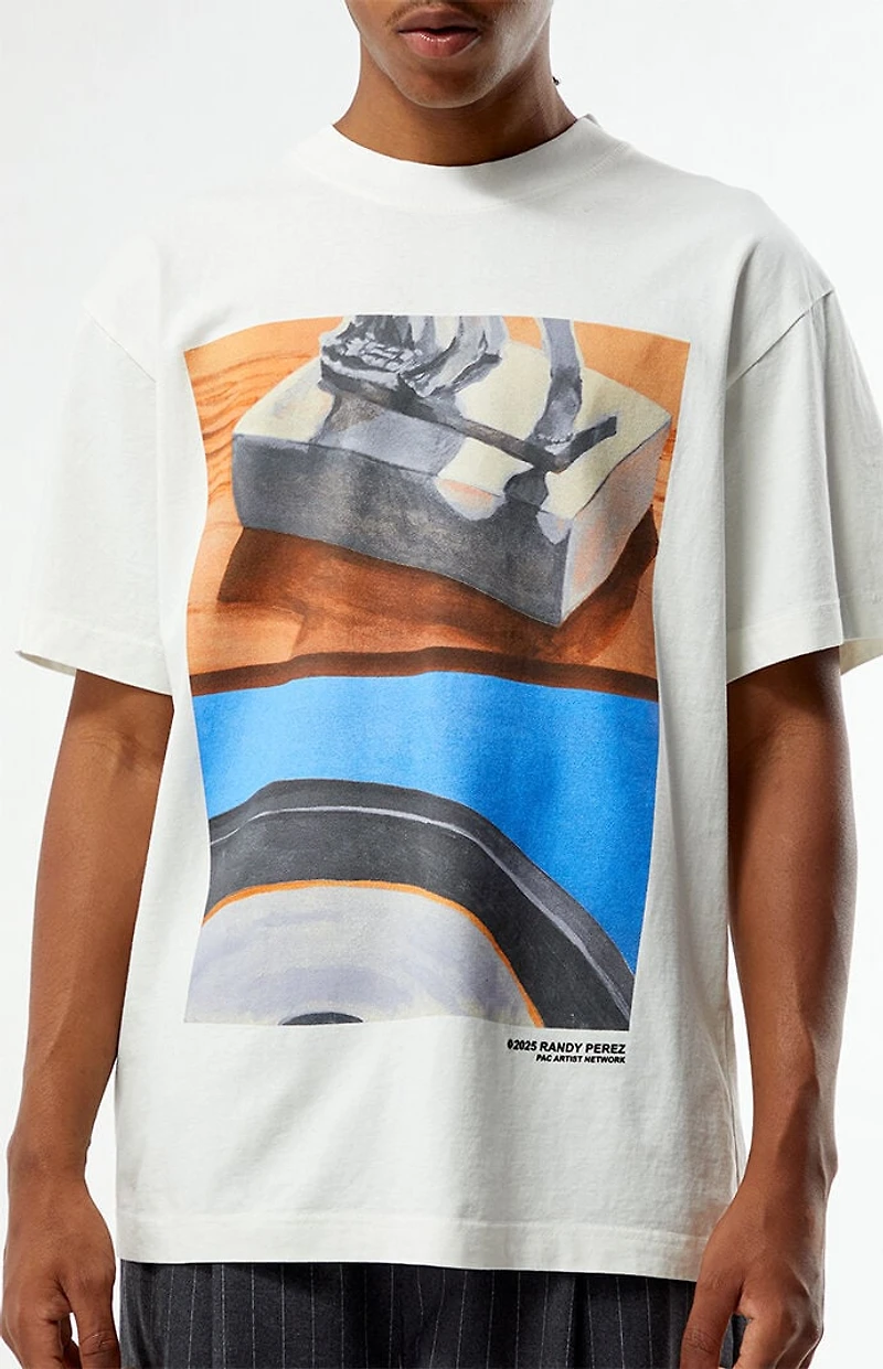 Pacsun Pac Artist Network x Randy Perez White Still T-Shirt