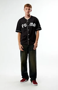 Puma Black Baseball Jersey