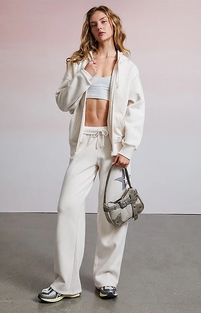 Third Charm 333 Zip Up Oversized Hoodie