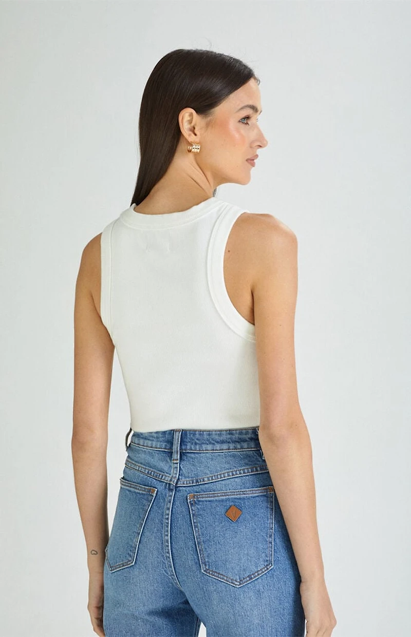 ABRAND Heather Ribbed Tank Top