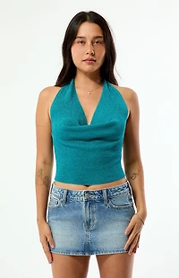 Beverly and Beck Athena Halter Sweater