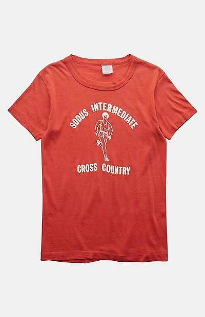 PS VINTAGE 80s Sodus Intermediate Cross Country Baby Graphic T-Shirt