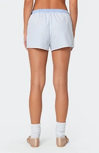 Edikted Oaklie Mix Striped Boxer Shorts