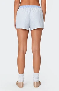 Edikted Oaklie Mix Striped Boxer Shorts