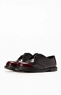 Dr Martens Cherry Red Arcadia Mayfar Leather Shoes