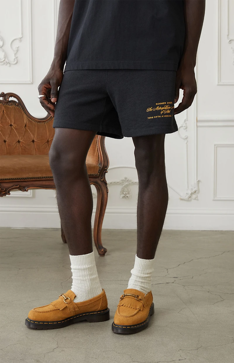 The Met x Pacsun Waffle Knit Shorts