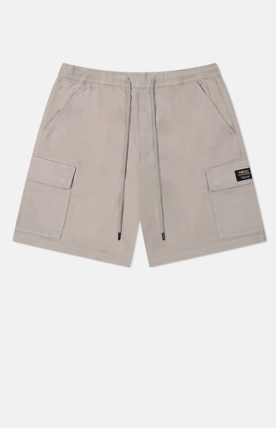 WeSC Gray Utility Cargo Shorts