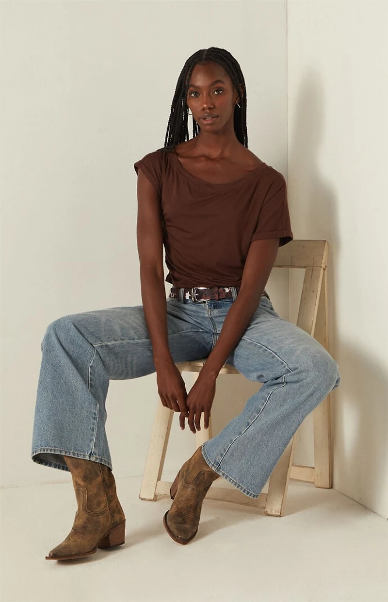 Your Favorite Allie Off-The-Shoulder Cinched Top