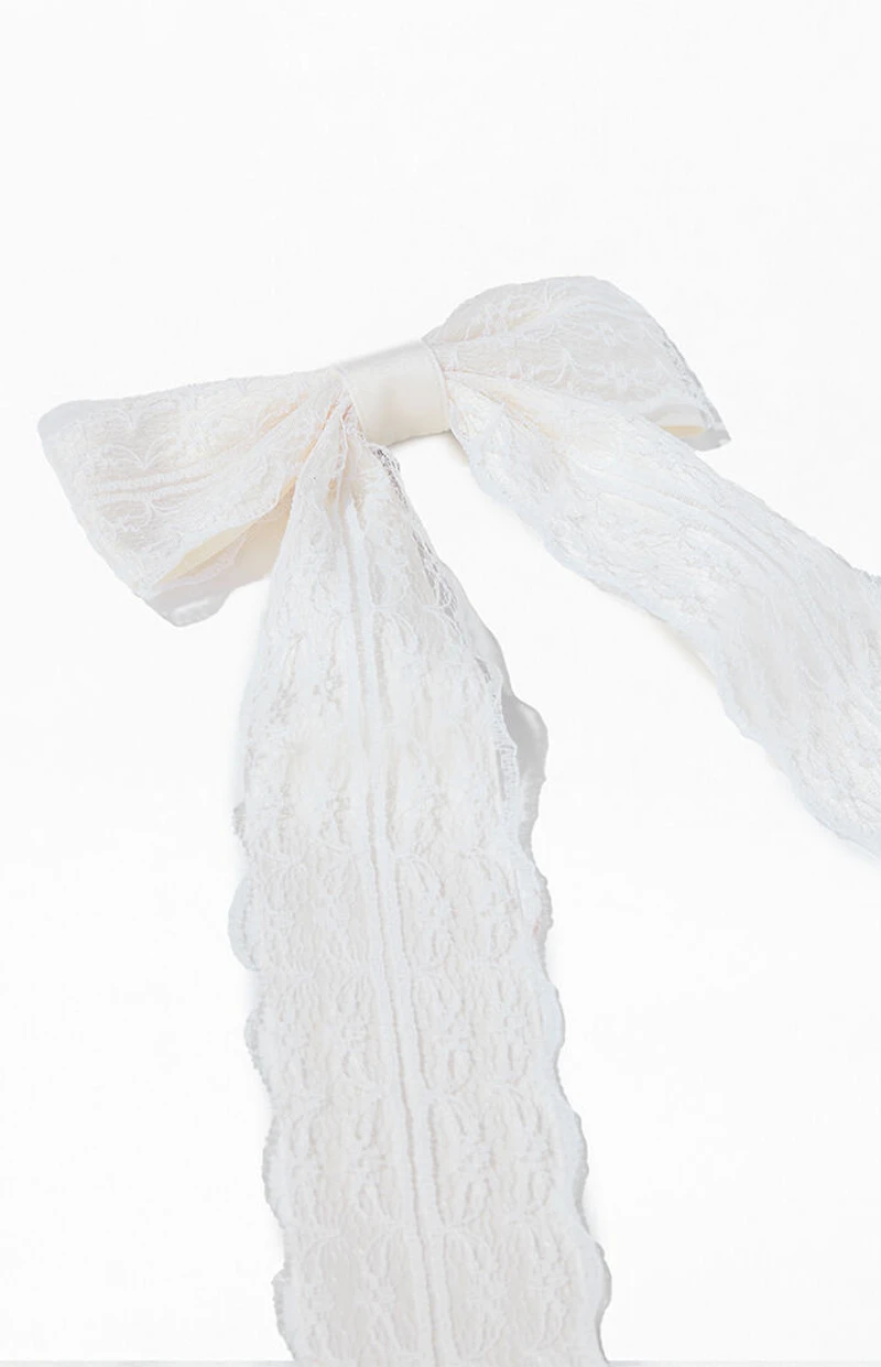 Pacsun Lace Bow Hair Clip