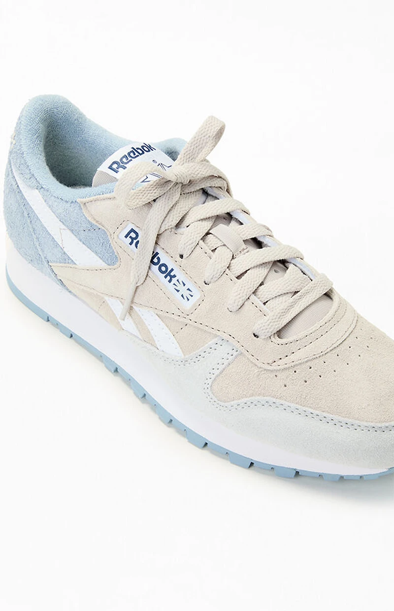 Reebok Women's Blue Classic Suede Sneakers