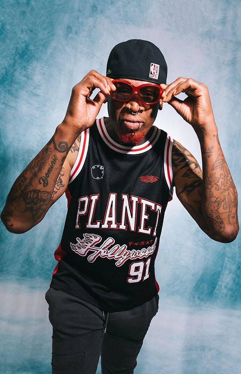RODMAN BRAND Planet Hollywood Basketball Jersey