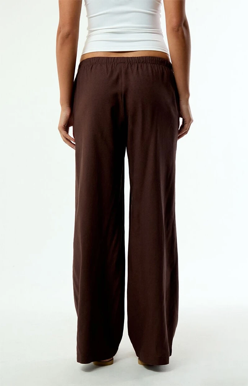 Pacsun Alisa Linen Pull-On Baggy Pants