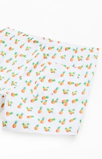 Pacsun Pineapple 4.5" Swim Trunks