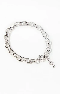 Pacsun Silver Roll The Dice Bracelet