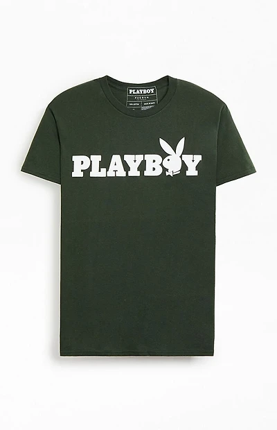 Playboy By PacSun Green OG Logo T-Shirt