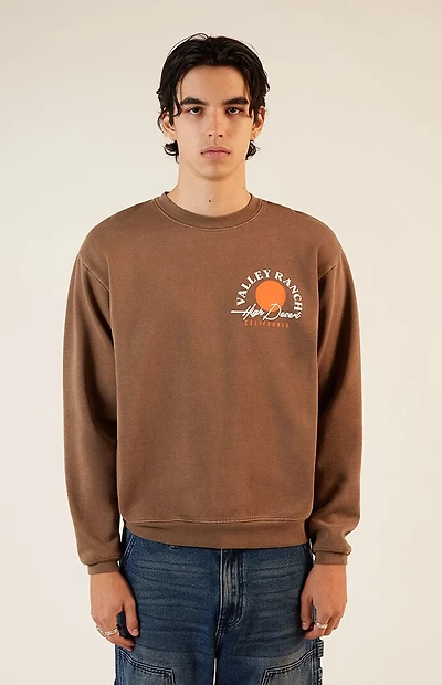 Pacsun Valley Ranch Crew Neck Sweatshirt