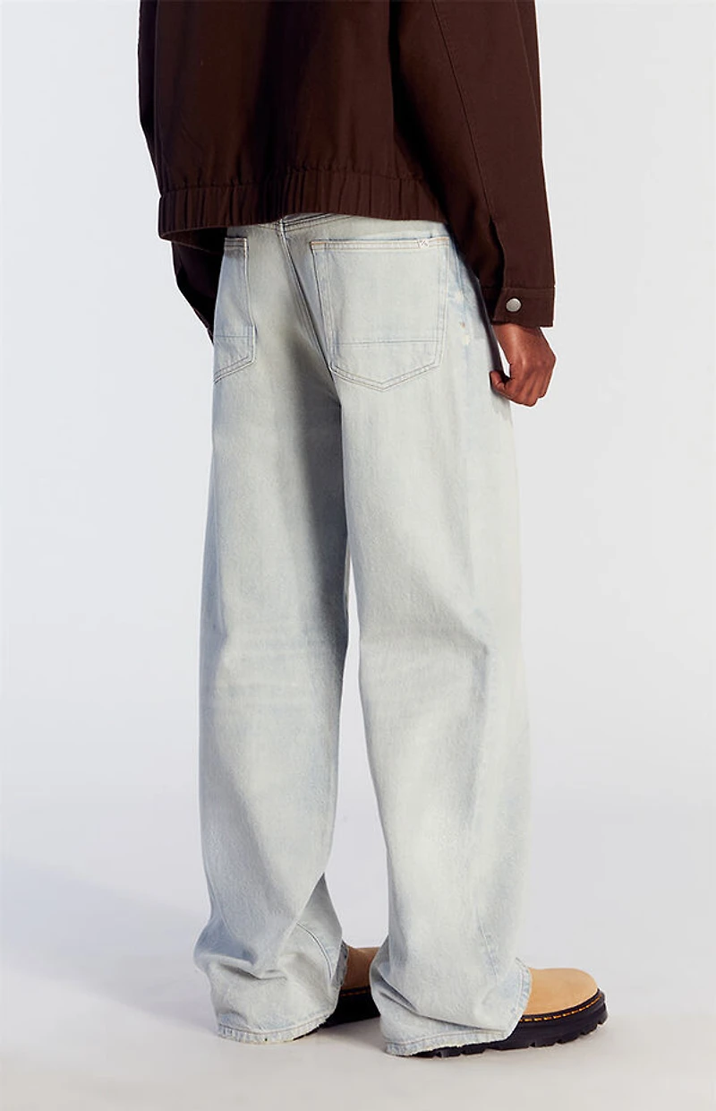 Pacsun Blake Extreme Baggy Jeans Light Indigo Wash