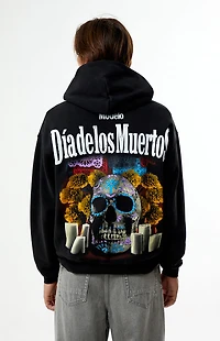 Modelo Dia De Los Muertos Full Zip Hoodie