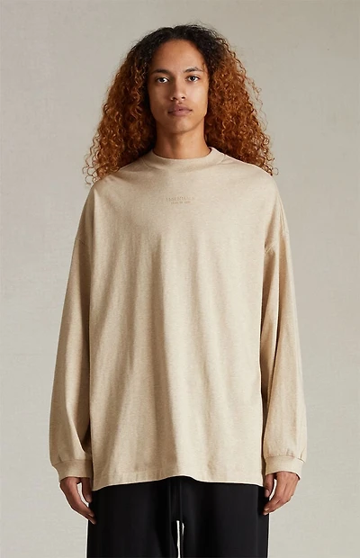 Fear of God ESSENTIALS Gold Heather Long Sleeve T-Shirt