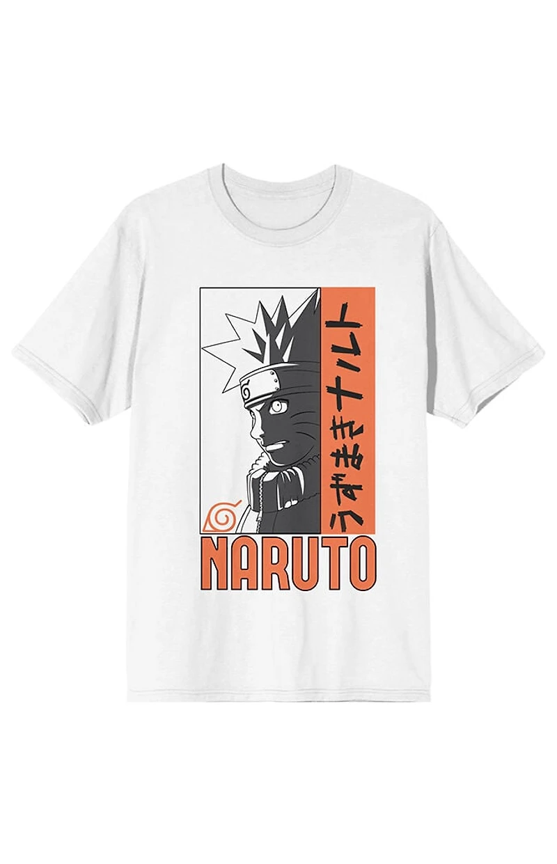 White Naruto Classic Character T-Shirt