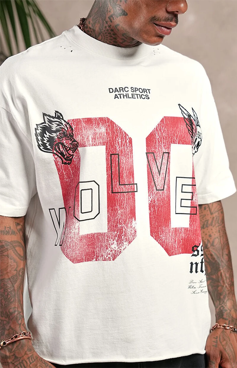 DARC SPORT ATHLETICS 00 Distressed Grunge Raw T-Shirt