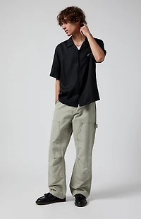 Pacsun Olive Reinforced Knee Panels Baggy Carpenter Pants