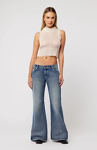 ABRAND Keira 99 Low Rise Baggy Flare Jeans