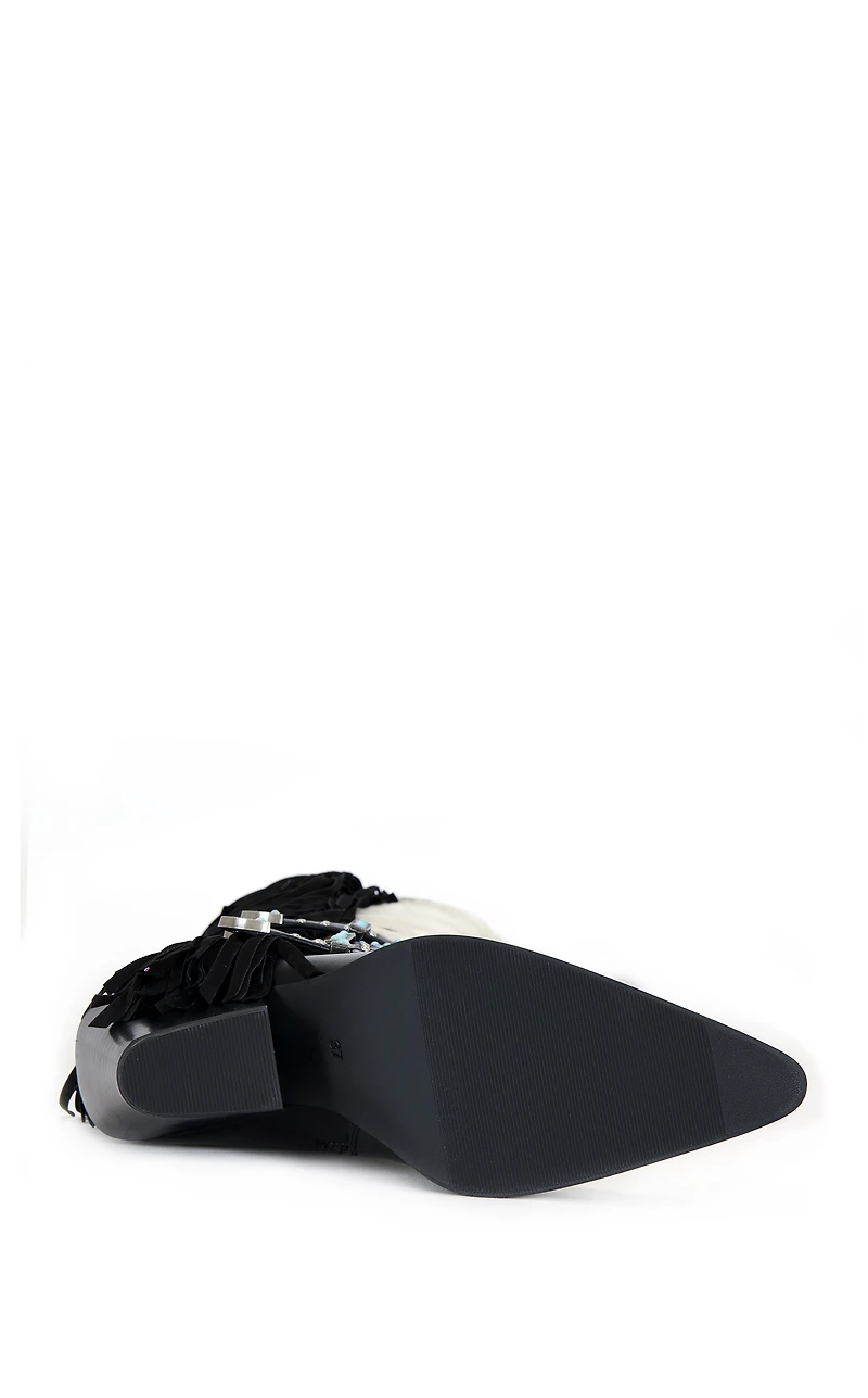 AZALEA WANG Women's Gwayne Western Boots