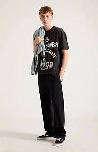 Pacsun Black Straight Leg Sweatpants