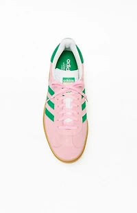 adidas Women's Green & Pink Gazelle Bold Sneakers