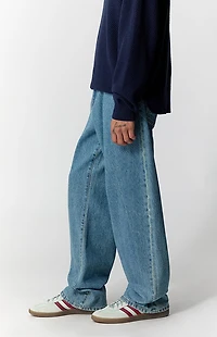Pacsun Dylan Baggy Jeans Florence Patch Medium Blue