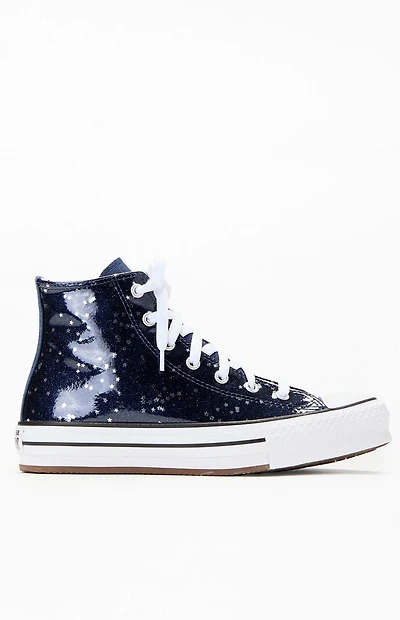 Converse Kids Chuck Taylor EVA Glitter All-Star Lift Platform High Top Shoes