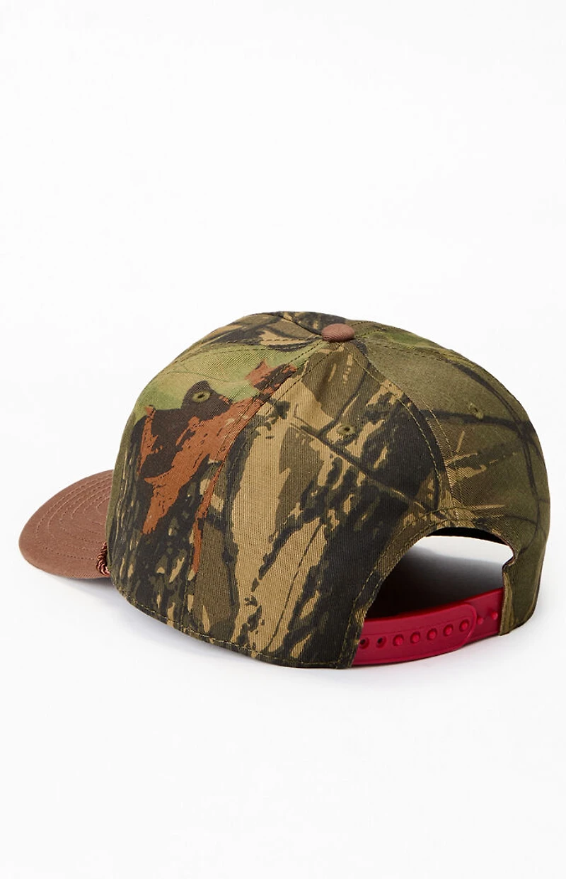 Pabst Blue Ribbon Camo Snapback Hat