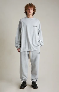 Fear of God ESSENTIALS Light Heather Grey Fleece Sweatpants