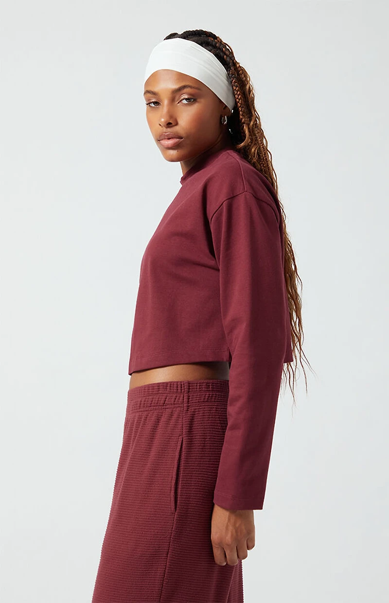 PAC 1980 Active Sedona Jersey A Team Long Sleeve Cropped T-Shirt