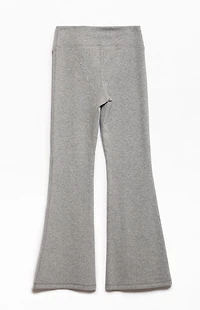 Pacsun Kids Active Knit Heart Flare Yoga Pants