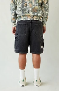 Pacsun Black Baggy Denim Carpenter Shorts