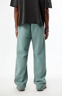 Pacsun Blue Fleece Extreme Baggy Sweatpants