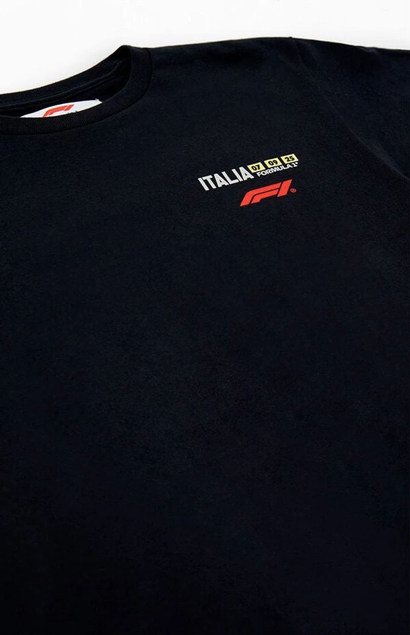 Formula 1 x Pacsun Kids Black Monza Italy T-Shirt
