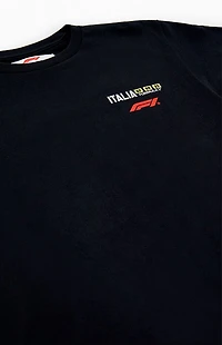 Formula 1 x Pacsun Kids Black Monza Italy T-Shirt