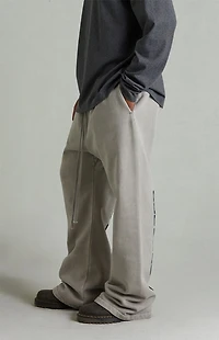 Fear of God ESSENTIALS Smoke Grey Fleece Flare Sweatpants