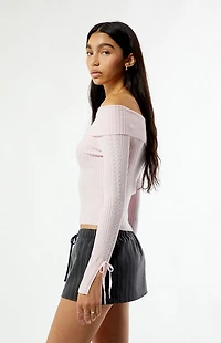 Beverly and Beck Ella Off-The-Shoulder Sweater